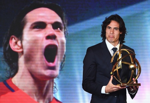 E. Cavani elected as the best "Ligue 1" football player of the year