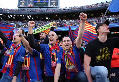 "Barcelona" fan explained why he brought a toy gun to the match.