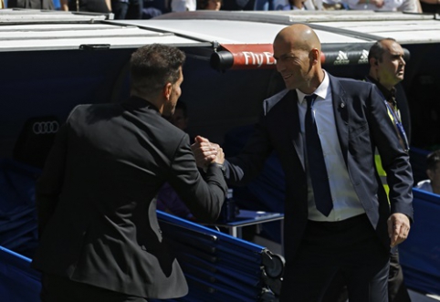 Z. Zidane does not see favorites in the Madrid derby, D. Simeone expects a tough battle