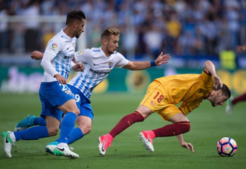 Six goals in a thriller - "Malaga" victory against "Sevilla" (VIDEO)