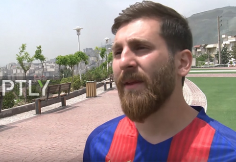 The Messi's successor walking in Iran told a sad story (VIDEO)