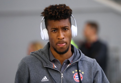 The French police arrested K. Coman, who assaulted his ex-girlfriend.