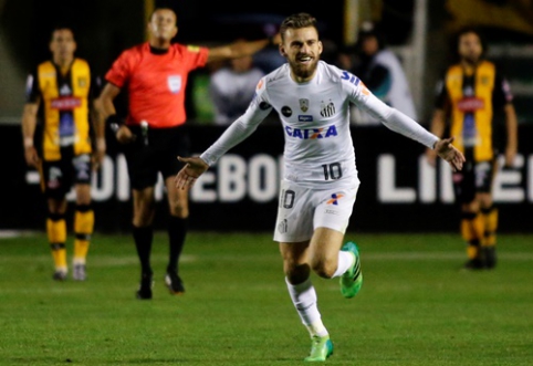 "Barcelona" club will be joined by "Santos" defender L. Lima in winter (VIDEO)