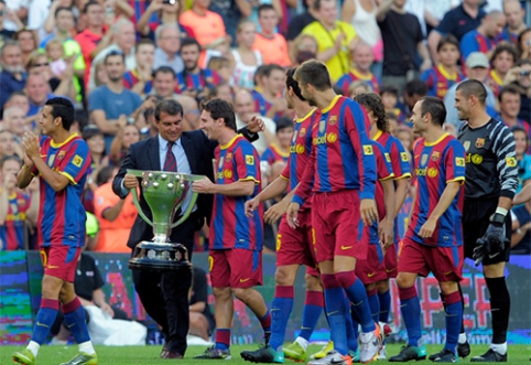 J. Laporta remembered the story when L. Messi almost moved to the Milan team