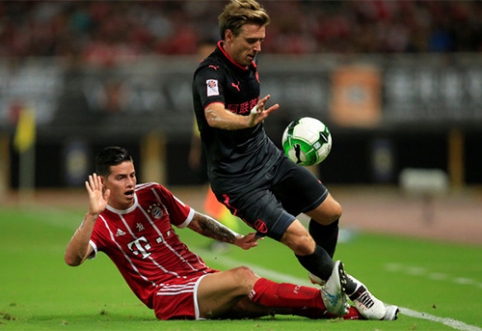 Friendly match "Arsenal" surpasses "Bayern" (VIDEO)