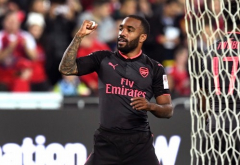 "A. Lacazette scored a goal in the first game with Arsenal jersey (VIDEO)