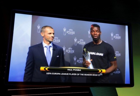 Paul Pogba elected as the best player of the Europa League