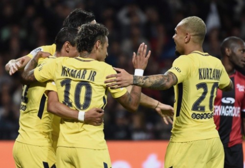 "Monaco" forward led by a hat-trick scorer R. Falcao, Neymar's debut marked by a goal (VIDEO)