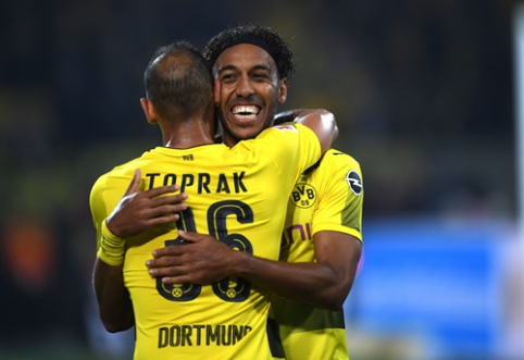 "Borussia" with P. Aubameyang "subbombarded" "Gladbach" gates (VIDEO)