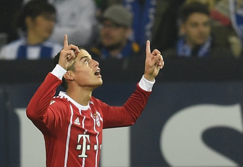 In Germany - the first goal by J. Rodriguez and "Bayern" victory (VIDEO)