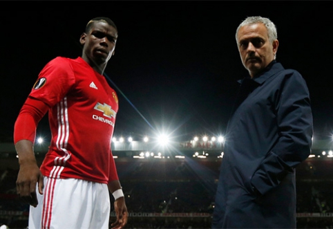 Jose Mourinho prepares match plan without P. Pogba