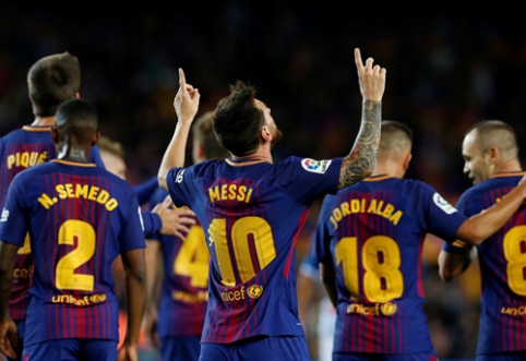 "Barca" with L. Messi entertained against "Espanyol", Madrid team stumbled (VIDEO)