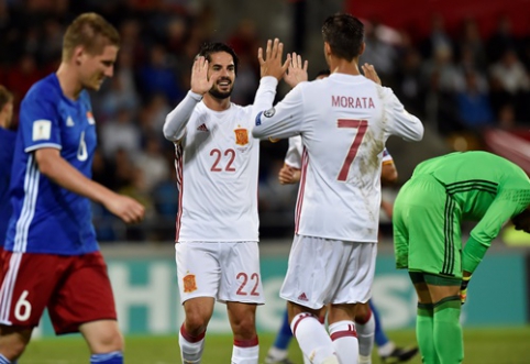 WC qualification: Spaniards crush Liechtenstein, Croatians lose to Turks (VIDEO)