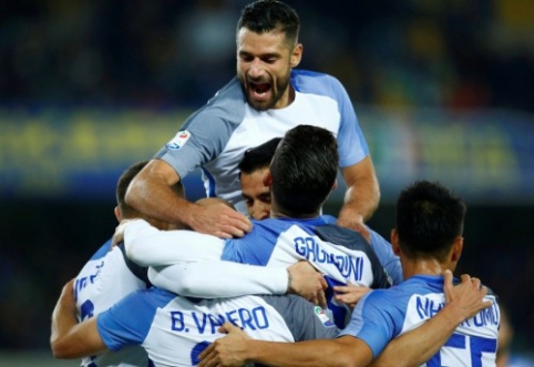 "Inter" hosted "Hellas" and continues to climb on the heels of "Napoli" (VIDEO)