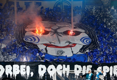 See how "Magdeburg" fans tried to intimidate "Borussia" (PHOTO, VIDEO)