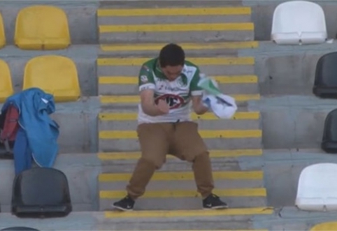 Loyalty: The citizen traveled 1500 km to be the only one to support his team