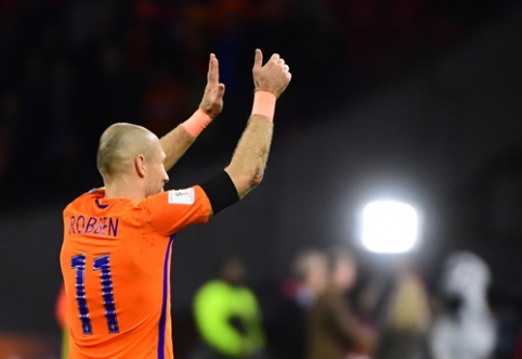 A. Robben announced the end of his career in the Netherlands national team.