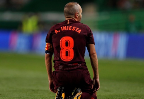 Earned: A. Iniesta signed a new contract with "Barca" until the end of his career