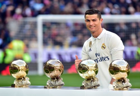 C. Ronaldo's golden ball money will go to charity