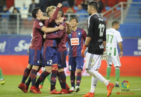 "The League": "Eibar" at home defeated "Real Betis" eleven