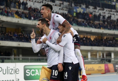 "Bologna" footballers defeated "Hellas" in a great match (VIDEO)