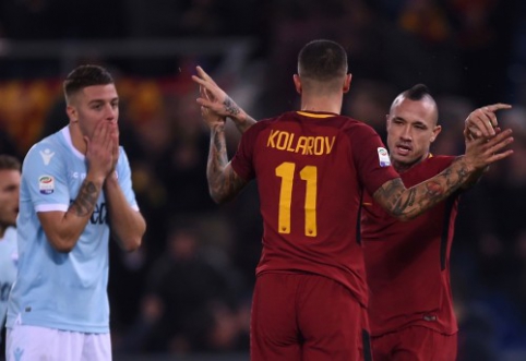 Roma's triumph in the derby "giallorossi" (VIDEO)