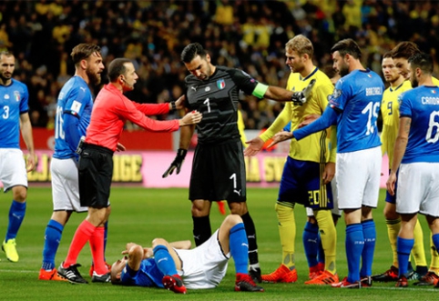 L.Bonucci complained of a broken nose, while the Swede blamed the Italians for play-acting.