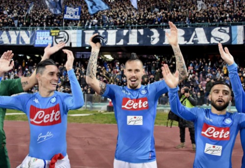 "Napoli" captain's goal gave victory as guests (VIDEO)