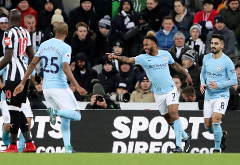 "Man City" had difficulties in Newcastle, extending the winning streak (VIDEO)