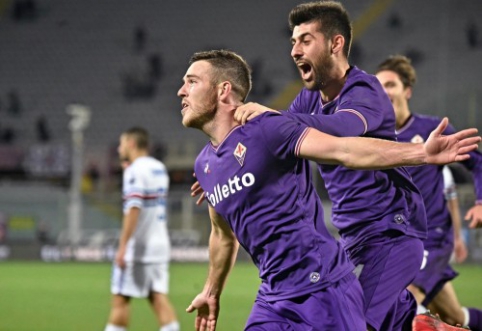 "Fiorentina" defeated "Sampdoria" in the Italian Cup, "Milan" crushed "Hellas" (VIDEO)