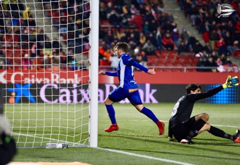 "Alaves" led by one player achieved a dramatic victory against "Girona" (VIDEO)