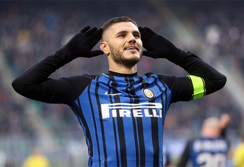 M.Icardi entered the history of the Milan club