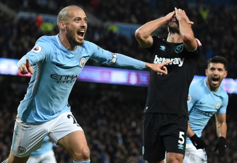 D. Silva's goal led "Man City" to a hard-fought victory against "West Ham" (VIDEO)