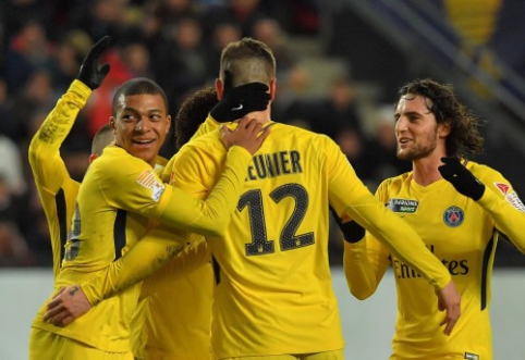 K. Mbappe received a red card, but PSG still reached the league cup final (VIDEO)