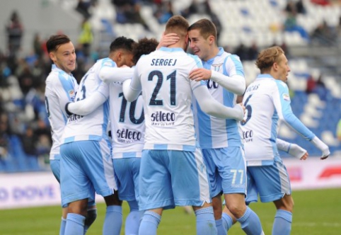 "Lazio" crushes "Sassuolo", "Milan" wins in Rome (VIDEO)