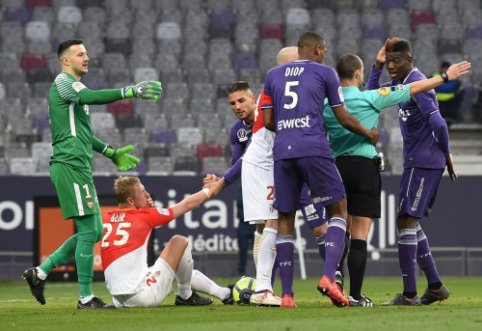 "Monaco" loses points against "Toulouse", "Nantes" falls to sixth position (VIDEO)