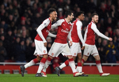 "Arsenal" evening: P. Aubameyang debuted with a goal, while A. Ramsey scored a hat-trick (VIDEO)