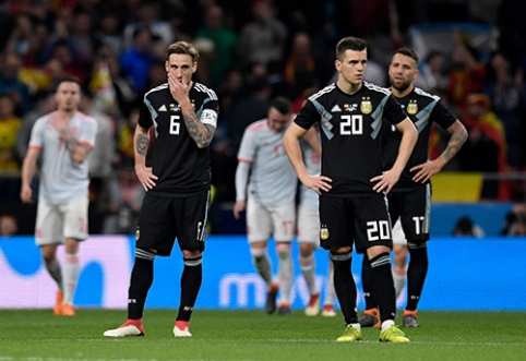 Argentina repeated the anti-record after being under the feet of the Spaniards