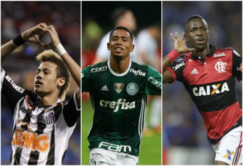 The future of Brazil: the beginnings of Neymar, G. Jesus, and Vinicius' careers