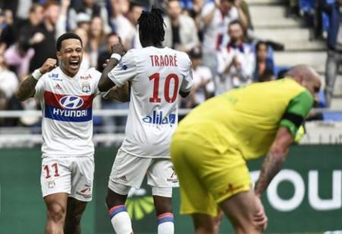 "Lyon" overcame "Nantes", drew with "Monaco" and rose to second place (VIDEO)