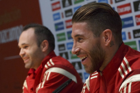 S. Ramos about A. Iniesta: if his name was Andresinho, he would now have two "Golden Balls"