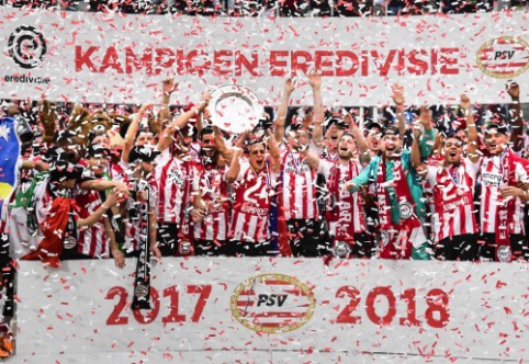 PSV secured the title of Dutch champions