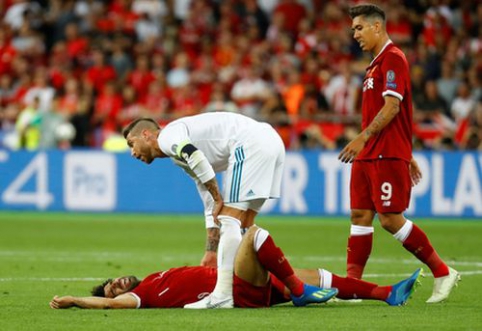 S. Ramos Wishes M. Salah a Speedy Recovery