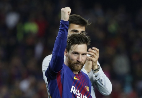 L. Messi won the record fifth "Golden Boot" award.