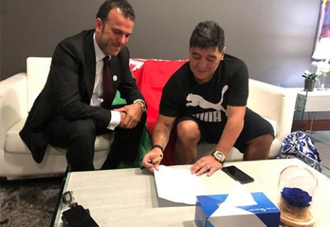 Official: D.Maradona will work in Belarus