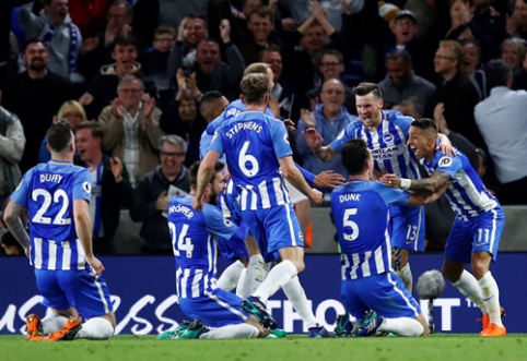 " Brighton "punishes "Man Utd" for securing a place in the Premier League next season (VIDEO)