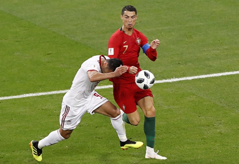 Should C.Ronaldo have been shown a red card? (VIDEO)