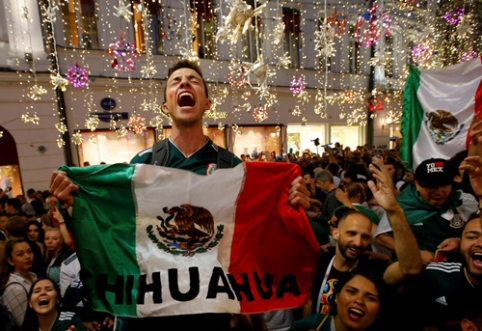 H. Lozano's goal in Mexico caused an earthquake