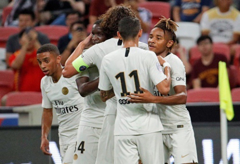 PSG finally won victory in friendly match (VIDEO)