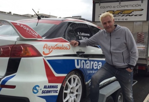 Spanish football legend will participate in the Lithuanian rally.